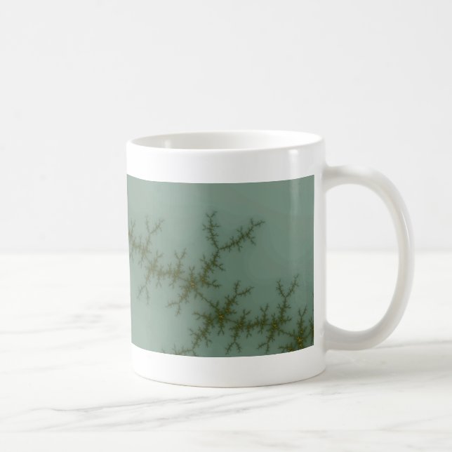 Schneekönchen - Fraktal Art Kaffeetasse (Rechts)