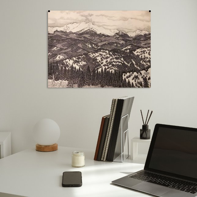 Schneekopfkoppel Pen/Bleistift-Illustration Poster (Von Creator hochgeladen)