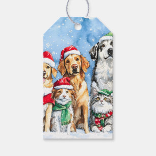 Schneekrallen Festliches Süßes Weihnachten Haustie Geschenkanhänger