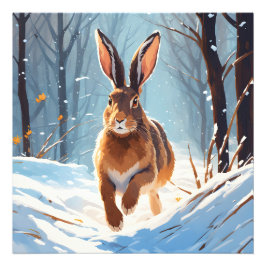Schneeküche Offenbarung: Der Hasslauf Fotodruck