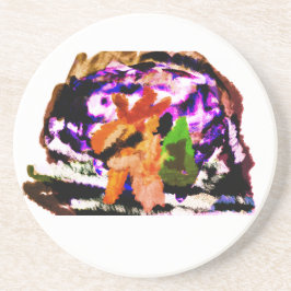 Schneekugel Getränkeuntersetzer