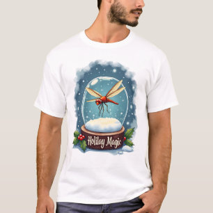 Schneekugel Libelle T-Shirt