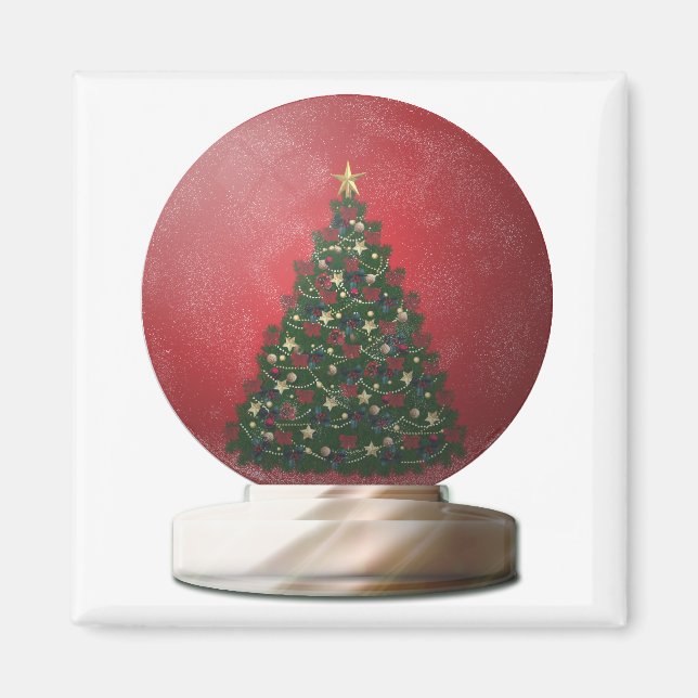 Schneekugel Magnet (Vorne)