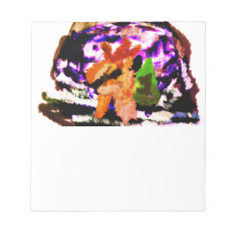 Schneekugel Notizblock