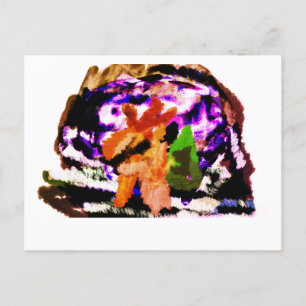 Schneekugel Postkarte