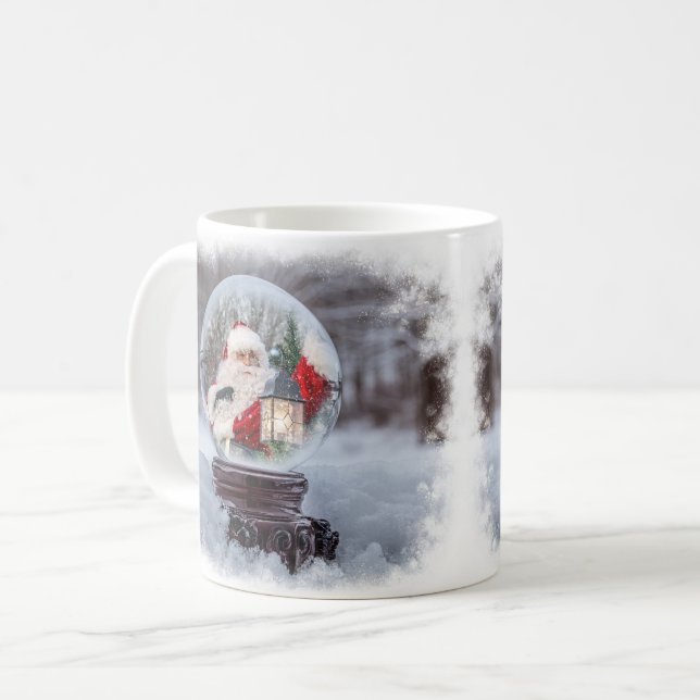 Schneekugel Vorlage Kaffeetasse (Vorderseite Links)