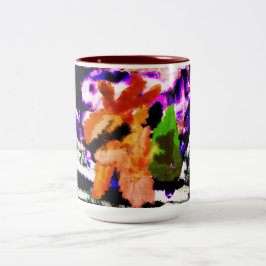 Schneekugel Zweifarbige Tasse