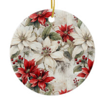 Schneeküsste Elegance White and Red Poinsettia