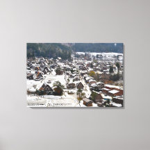 Schneeldorf Shirakawago Japan Reise Landschaft