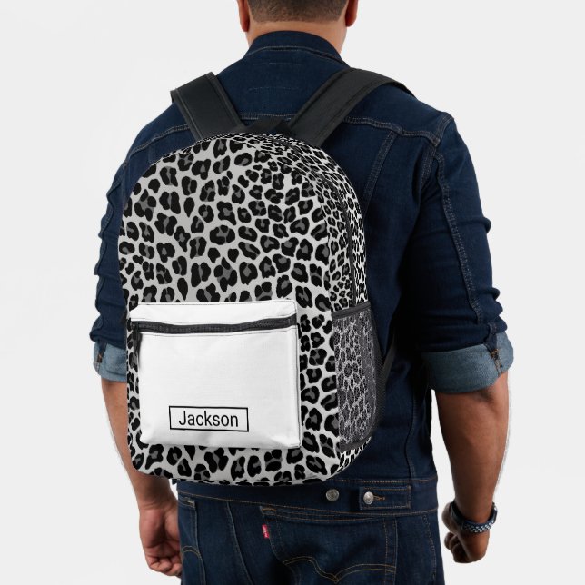 Schneeleopard Bedruckter Rucksack (Insitu (Modell))