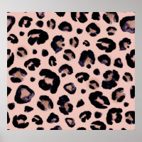 Schneeleopard, handgezeichnete Textur.