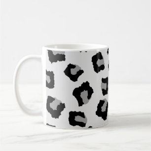 Schneeleopard Nahtloses Muster Kaffeetasse