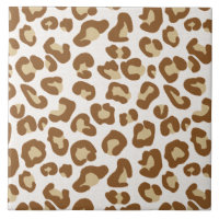 Schneeleopard Print, Beige, Tan und Creme
