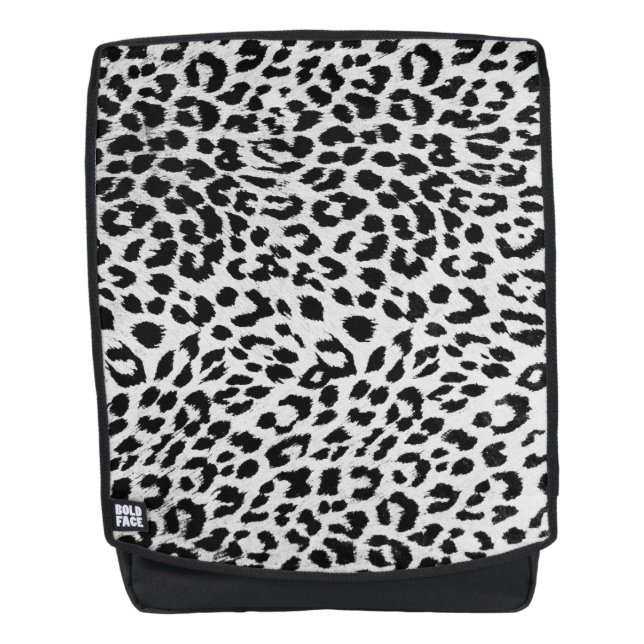 Schneeleopard Rucksack (Vorderseite)
