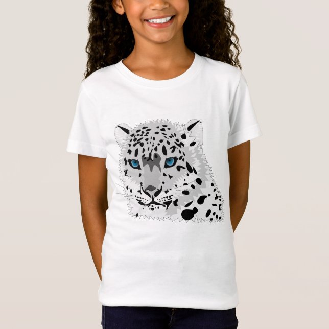 Schneeleopard T-Shirt (Vorderseite)
