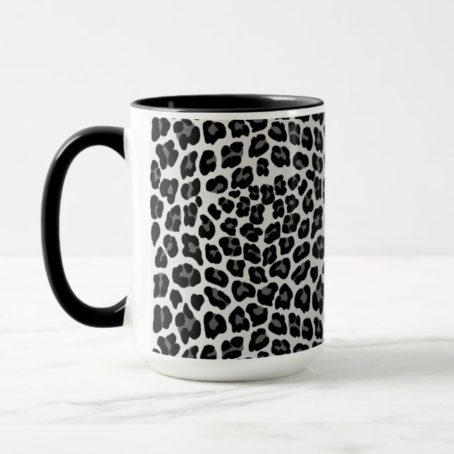 Schneeleopard Tasse (Links)