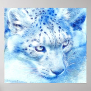 *Schneeleopard* Wild Spirit Poster Printwerbung