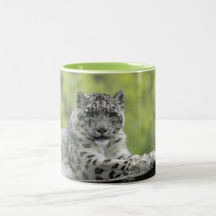 Schneeleopard Zweifarbige Tasse