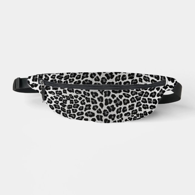 Schneeleoparddruck Bauchtasche (Vorderseite)