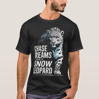 Schneeleopardenliebhaber Wildtier Tier Wild T-Shirt