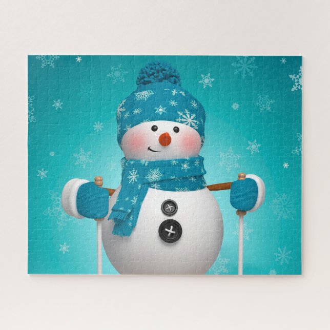 Schneemann (Horizontal)
