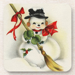 Schneemann 001 getränkeuntersetzer