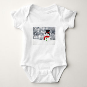 Schneemann 002 baby strampler