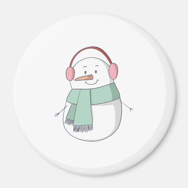 Schneemann 2 magnet (Vorne)