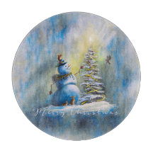 Schneemann 30 cm Rund