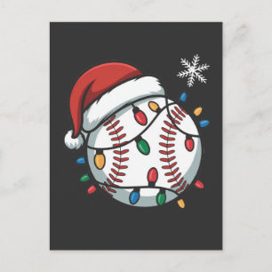 Schneemann Baseball Weihnachten Santa Baseball Spo