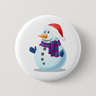 Schneemann Button