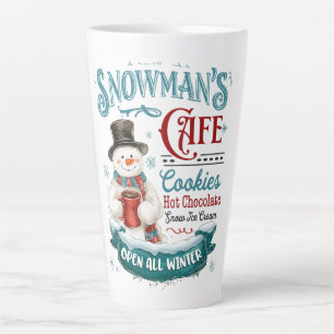 Schneemann-Café – Whimsische Winterleckereien & Fr Milchtasse