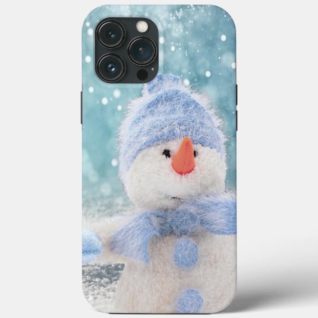 Schneemann Case-Mate iPhone Hülle (Rückseite)
