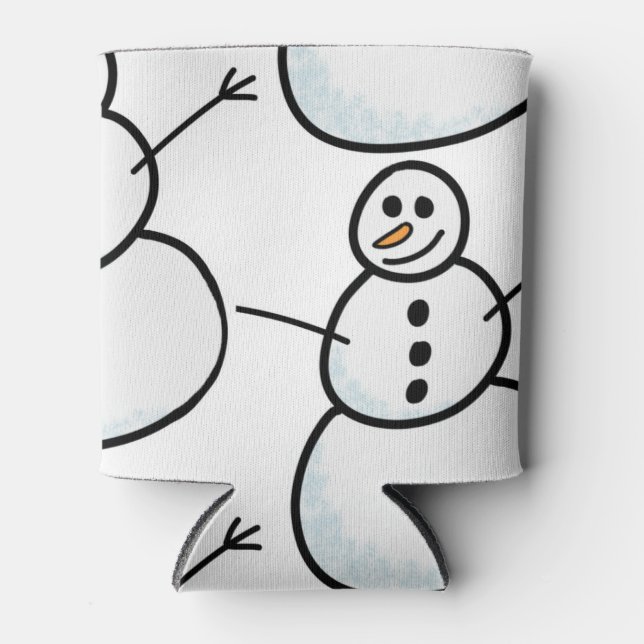 Schneemann Dosenkühler (Vorderseite)