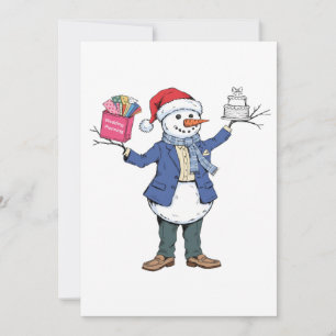 Schneemann-Eventorganisator Weihnachten 2026 Feier Ankündigung