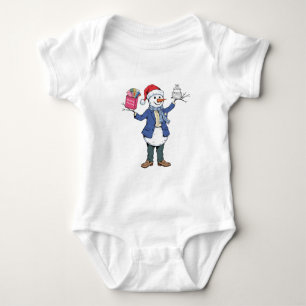 Schneemann-Eventorganisator Weihnachten 2026 Feier Baby Strampler
