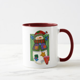 Schneemann-Flecken Tasse