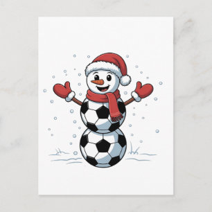 Schneemann Fußball Weihnachten Santa Baseball Spor