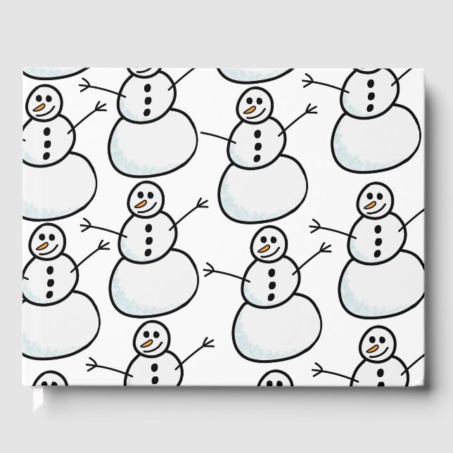 Schneemann Gästebuch (Vorderseite)