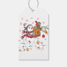 Schneemann-Geschenkkarten