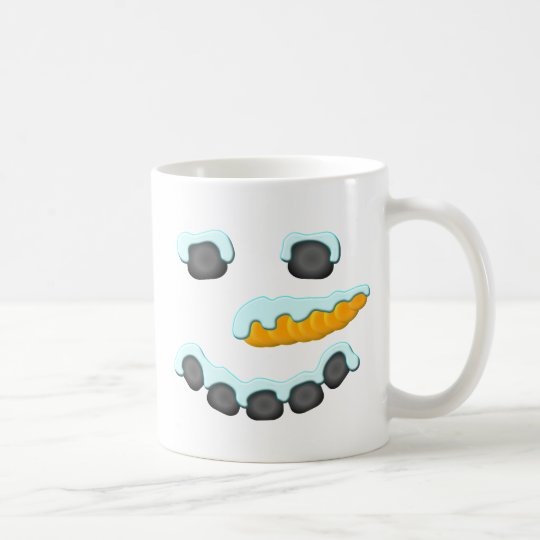 Schneemann-Gesichts-Entwurf Kaffeetasse
