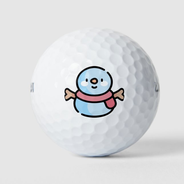 Schneemann Golfball (Vorderseite)