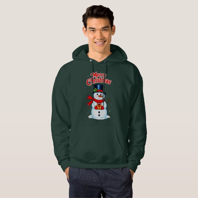 Schneemann Hoodie (Vorne ganz)