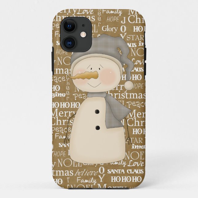 Schneemann iPhone 5 kaum dort Case-Mate iPhone Hülle (Rückseite)