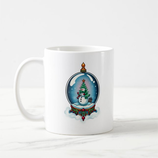 Schneemann Kaffeetasse (Links)