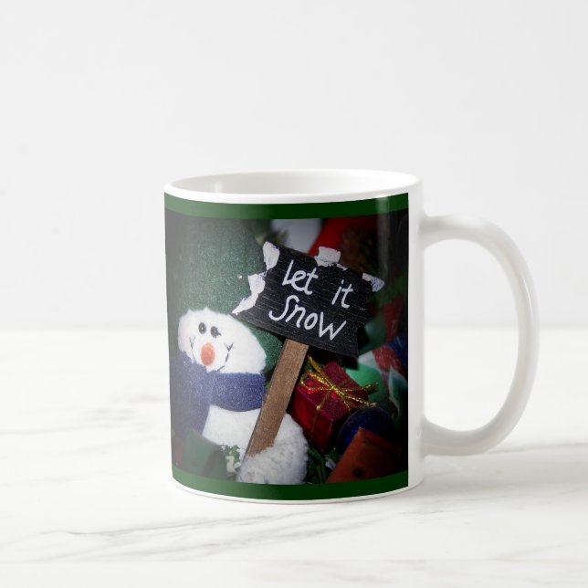 Schneemann Kaffeetasse (Rechts)