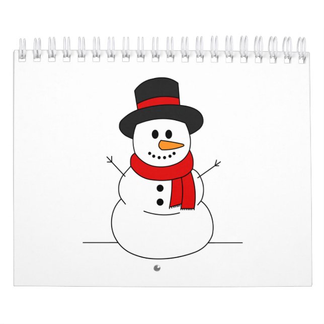 Schneemann Kalender (Titelbild)