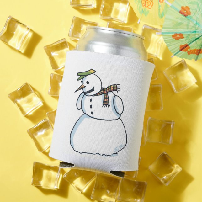 Schneemann kann cooler werden dosenkühler (In Situ Sommer)