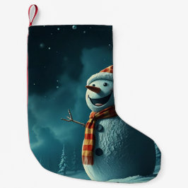 Schneemann Kleiner Weihnachtsstrumpf