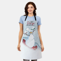 Schneemann-Koch personalisiertes Backen